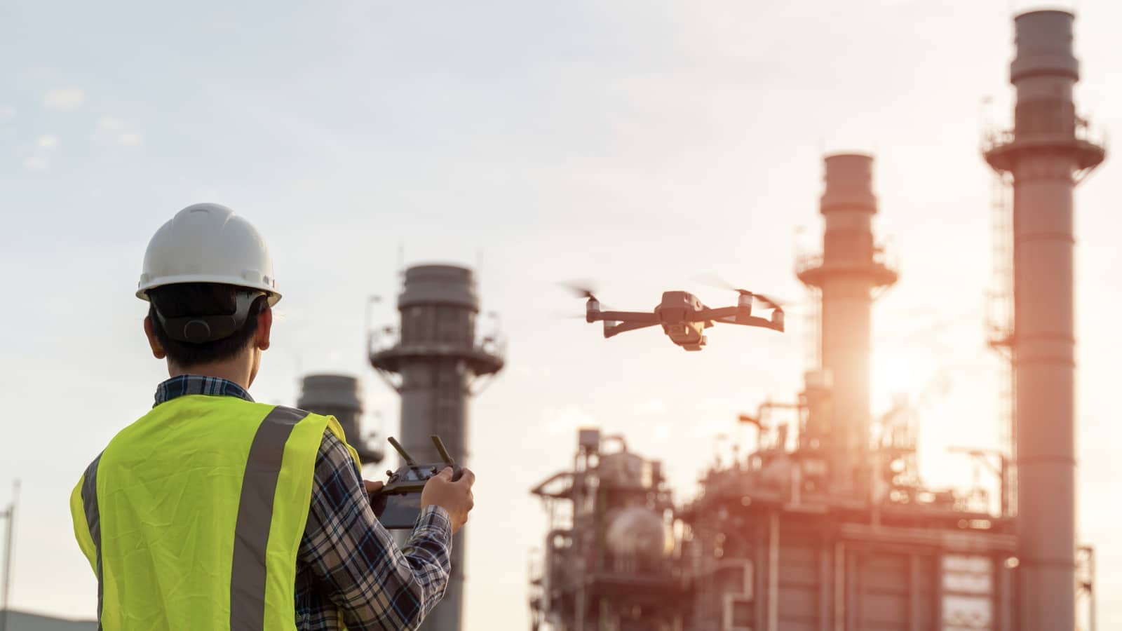 man operating drones