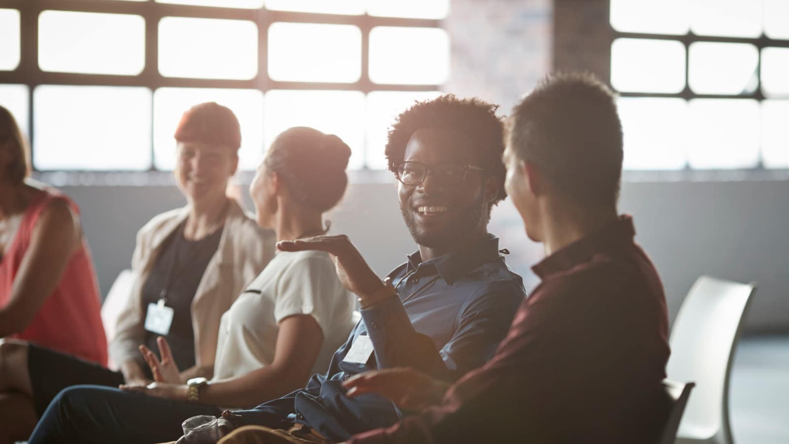 People sitting in IFRS training.