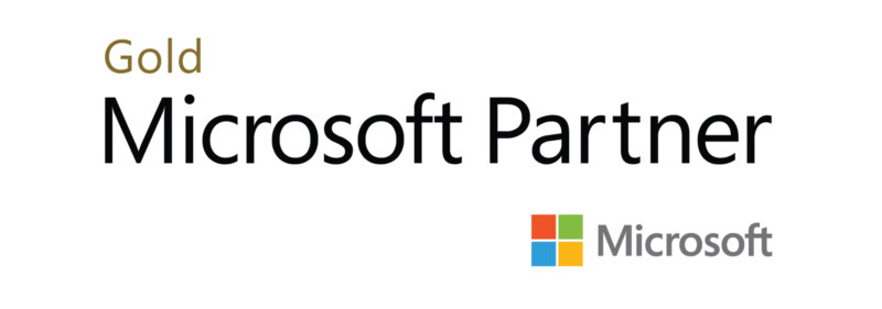 Gold Microsoft Partner logo - cyber security partnership