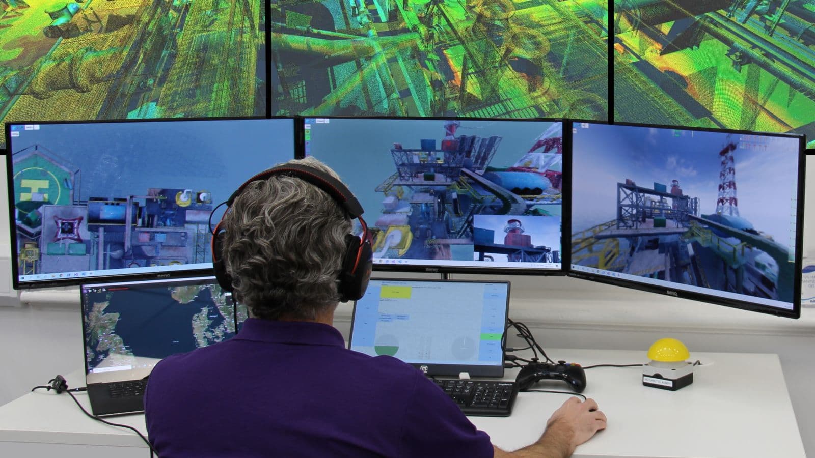 man operating drones