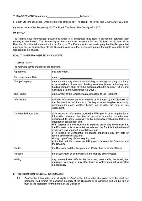 Audit Agreement Template